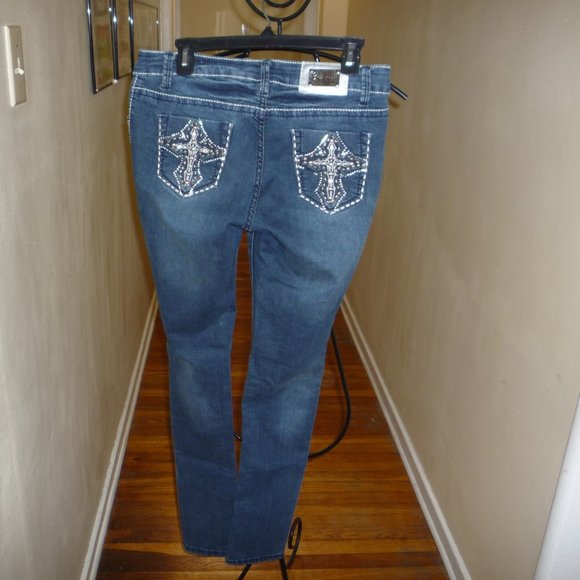 HOWMY JEANS NWOT JR 9 SKINNY STRETCH - Picture 4 of 4